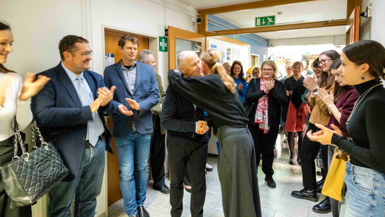 Utrinek z odprtja razstave