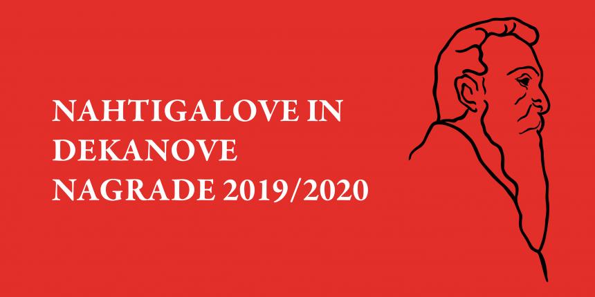 Nahtigalove in dekanove nagrade 2019/2020